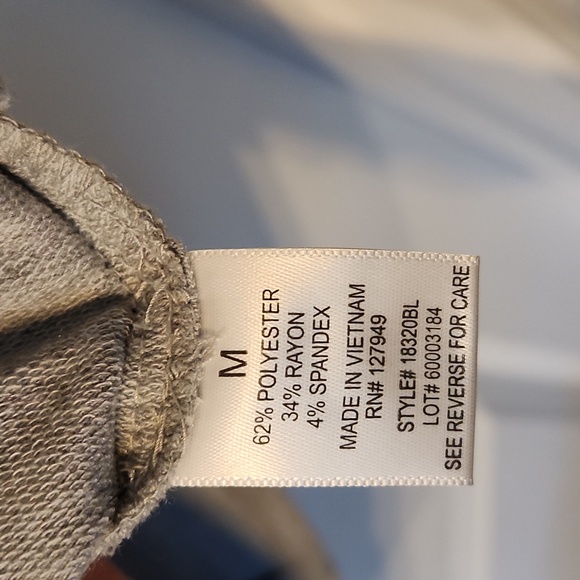 Mind over Matter women’s size Medium Gray dress with side stripe - Picture 5 of 7